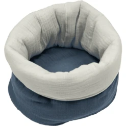 Be Be 's Collection Mousseline Verpleegmandje Donkerblauw -Roba || Alvi || Pinolino Winkel be be s collection mousseline verpleegmandje donkerblauw a325113 2