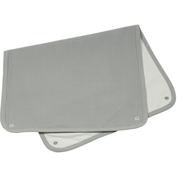 Be Be 's Collection Overtrekbare Verzorgingsmat Museline Grijs 36 X 55 Cm 3 Be Be 's Collection Overtrekbare Verzorgingsmat Museline Grijs 36 X 55 Cm