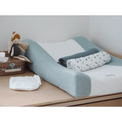 BEABA ® Hoes Voor Aankleedkussen Sofalange Groen Blauw 9 BEABA ® Hoes Voor Aankleedkussen Sofalange Groen Blauw -Roba || Alvi || Pinolino Winkel beaba hoes voor aankleedkussen sofalange groen blauw a365393 2