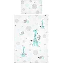 Bebe-beddengoed Jou® Design Hello Little Een Mint 100x135cm 5 Bebe-beddengoed Jou® Design Hello Little Een Mint 100x135cm -Roba || Alvi || Pinolino Winkel bebe beddengoed jou design hello little een mint 100x135cm a260052 1