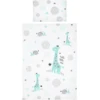 Bebe-beddengoed Jou® Design Hello Little Een Mint 100x135cm -Roba || Alvi || Pinolino Winkel bebe beddengoed jou design hello little een mint 100x135cm a260052