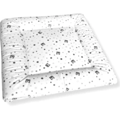 Bianconiglio Kids ® Aankleedkussen FLAFFI Wit/grijs 60 X 60 Cm