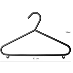 BIECO Kledinghangers 8 Stuks Zwart -Roba || Alvi || Pinolino Winkel bieco kledinghangers 8 stuks zwart a164218 2