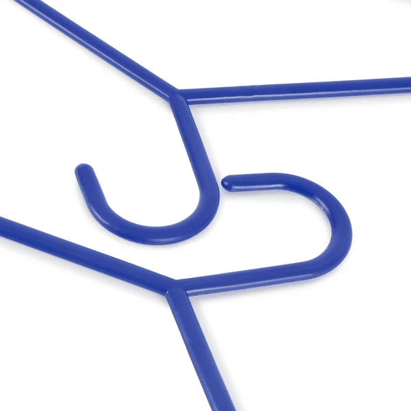 BIECO Kunststof Kleerhangers 8 Stuks - Blauw 5 BIECO Kunststof Kleerhangers 8 Stuks - Blauw - Afbeelding 3