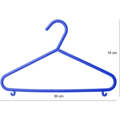 BIECO Kunststof Kleerhangers 8 Stuks - Blauw 10 BIECO Kunststof Kleerhangers 8 Stuks - Blauw -Roba || Alvi || Pinolino Winkel bieco kunststof kleerhangers 8 stuks blauw a050614 3