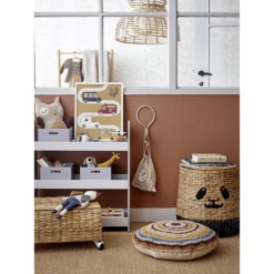 Bloom Ingville MINI Mandje Met Deksel Youl Waterhyacint Naturel -Roba || Alvi || Pinolino Winkel bloom ingville mini mandje met deksel youl waterhyacint naturel a381187 2