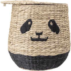 Bloom Ingville MINI Mandje Met Deksel Youl Waterhyacint Naturel -Roba || Alvi || Pinolino Winkel bloom ingville mini mandje met deksel youl waterhyacint naturel a381187 4