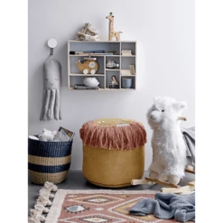 Bloom Ingville MINI Tapijt Lutz Bruin 120 X 65 Cm -Roba || Alvi || Pinolino Winkel bloom ingville mini tapijt lutz bruin 120 x 65 cm a381168 4