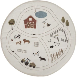 Bloom Ingville MINI Tapijt Thune Natuur 130 Cm -Roba || Alvi || Pinolino Winkel bloom ingville mini tapijt thune natuur 130 cm a381163 2