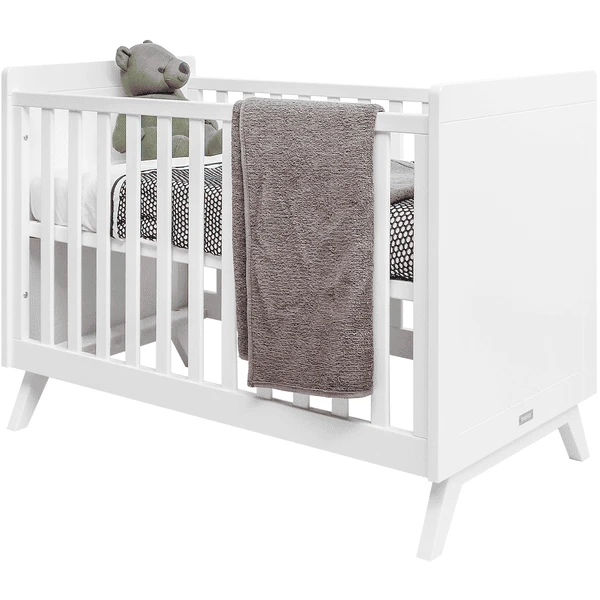 Bopita Babykamer Anne 3-delig 60 X 120 Cm Wit Met Aankleedkussen 4 Bopita Babykamer Anne 3-delig 60 X 120 Cm Wit Met Aankleedkussen - Afbeelding 2