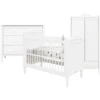 Bopita Babykamer Belle 3-delig 60 X 120 Cm Wit -Roba || Alvi || Pinolino Winkel bopita babykamer belle 3 delig 60 x 120 cm wit a337662