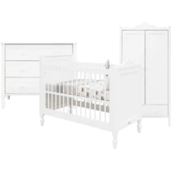 Bopita Babykamer Belle 3-delig 60 X 120 Cm Wit