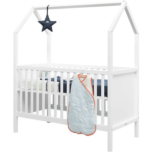 Bopita Babykamer Corsica My First House 3-delig Met Commode Ombouwbaar 70 X 140 Cm Wit 5 Bopita Babykamer Corsica My First House 3-delig Met Commode Ombouwbaar 70 X 140 Cm Wit - Afbeelding 3