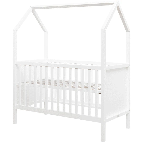 Bopita Babykamer Corsica My First House 3-delig Met Commode Ombouwbaar 70 X 140 Cm Wit 7 Bopita Babykamer Corsica My First House 3-delig Met Commode Ombouwbaar 70 X 140 Cm Wit - Afbeelding 5