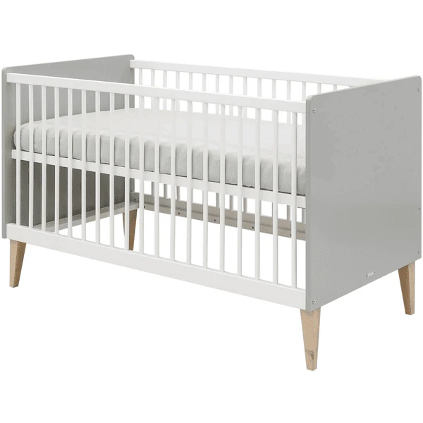 Bopita Babykamer Emma 3-delig Ombouwbaar , Met Aankleedkussen 70 X 140 Cm Wit/grijs 6 Bopita Babykamer Emma 3-delig Ombouwbaar , Met Aankleedkussen 70 X 140 Cm Wit/grijs - Afbeelding 4
