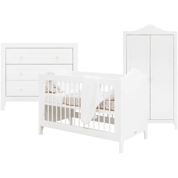 Bopita Babykamer Evi 3-delig 60 X 120 Cm Wit 3 Bopita Babykamer Evi 3-delig 60 X 120 Cm Wit