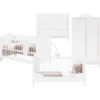Bopita Babykamer Evi 3-delig 70 X 140 Cm Cabriolet Wit