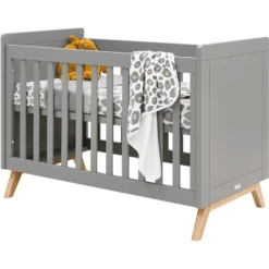 Bopita Babykamer Fenna 2-delig 60 X 120 Cm Grijs / Natuur -Roba || Alvi || Pinolino Winkel bopita babykamer fenna 2 delig 60 x 120 cm grijs natuur a337294 3