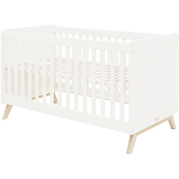 Bopita Babykamer Fenna 3-delig 70 X 140 Cm Cabriolet Wit / Natuur 6 Bopita Babykamer Fenna 3-delig 70 X 140 Cm Cabriolet Wit / Natuur - Afbeelding 4