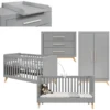 Bopita Babykamer Fenna 3-delig Ombouwbaar, Met Commode 70 X 140 Cm Grijs / Naturel -Roba || Alvi || Pinolino Winkel bopita babykamer fenna 3 delig ombouwbaar met commode 70 x 140 cm grijs naturel a343504
