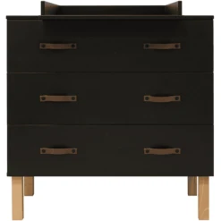 Bopita Babykamer Floris 2-delig 60 X 120 Cm Mat Zwart/naturel Met Commode -Roba || Alvi || Pinolino Winkel bopita babykamer floris 2 delig 60 x 120 cm mat zwart naturel met commode a337563 4