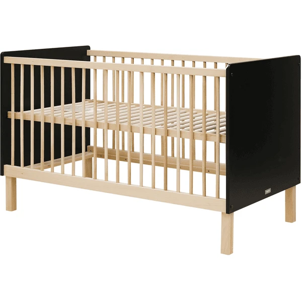 Bopita Babykamer Floris 2-delig Om Te Bouwen 70 X 140 Cm Mat Zwart / Naturel 7 Bopita Babykamer Floris 2-delig Om Te Bouwen 70 X 140 Cm Mat Zwart / Naturel - Afbeelding 5