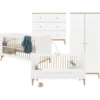 Bopita Babykamer Paris 3-delig 70 X 140 Cm Cabriolet Wit / Natuur