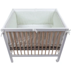 Childhome CHILD HOME Box Nest Vichy Forest 35 X 340 Cm -Roba || Alvi || Pinolino Winkel child home box nest vichy forest 35 x 340 cm a401552 4