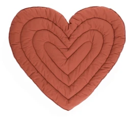 Childhome CHILD HOME Speeltapijt Hart Terracotta 120 Cm -Roba || Alvi || Pinolino Winkel child home speeltapijt hart terracotta 120 cm a401554 2