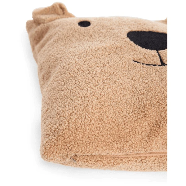 Childhome CHILD HOME Teddy Kussen 40 X 40 Cm Bruin 5 Childhome CHILD HOME Teddy Kussen 40 X 40 Cm Bruin - Afbeelding 3