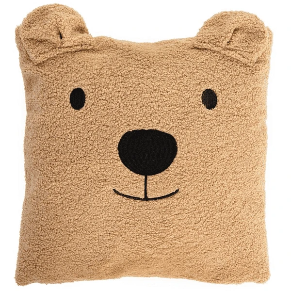 Childhome CHILD HOME Teddy Kussen 40 X 40 Cm Bruin 3 Childhome CHILD HOME Teddy Kussen 40 X 40 Cm Bruin