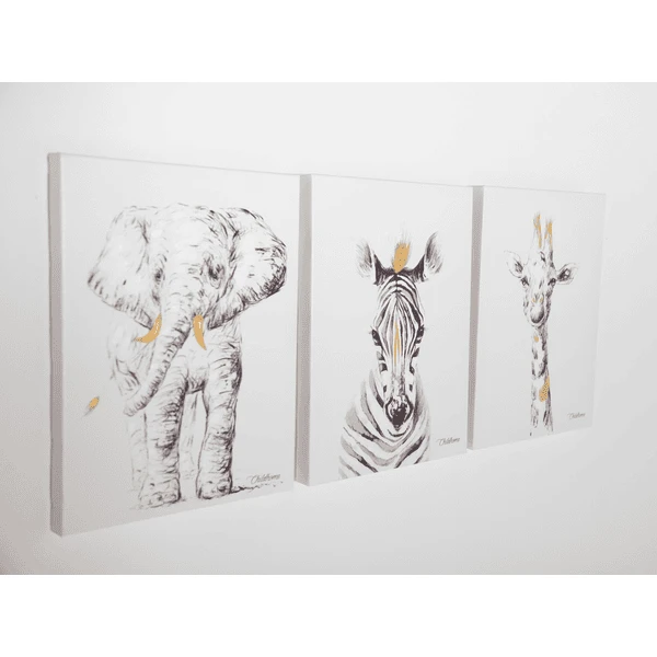 CHILDHOME Schilderij Zebra 30 X 40 Cm 6 CHILDHOME Schilderij Zebra 30 X 40 Cm - Afbeelding 4