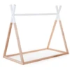 CHILDHOME Tipi Bedframe Natuur Wit 70 X 140 Cm -Roba || Alvi || Pinolino Winkel childhome tipi bedframe natuur wit 70 x 140 cm a265358