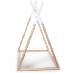 CHILDHOME Tipi Bedframe Natuur Wit 70 X 140 Cm -Roba || Alvi || Pinolino Winkel childhome tipi bedframe natuur wit 70 x 140 cm a265358 2