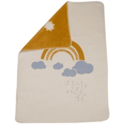 DAVID FUSSENEGGER Deken Regenboog Ruw Wit -Roba || Alvi || Pinolino Winkel david fussenegger deken regenboog ruw wit a312306 4