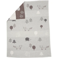 DAVID FUSSENEGGER Katoenen Deken Bosdieren Vilt 75 X 100 Cm -Roba || Alvi || Pinolino Winkel david fussenegger katoenen deken bosdieren vilt 75 x 100 cm a291019 1