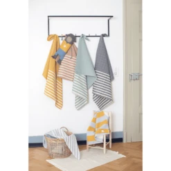 DAVID FUSSENEGGER Kinderwafeldeken Strepen Grijs -Roba || Alvi || Pinolino Winkel david fussenegger kinderwafeldeken strepen grijs a312289 2