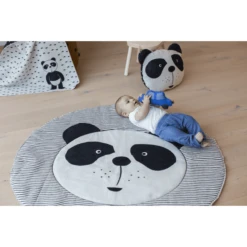 DAVID FUSSENEGGER Kruipdeken Panda Gevoerd Ruw Wit 120 Cm -Roba || Alvi || Pinolino Winkel david fussenegger kruipdeken panda gevoerd ruw wit 120 cm a312260 2