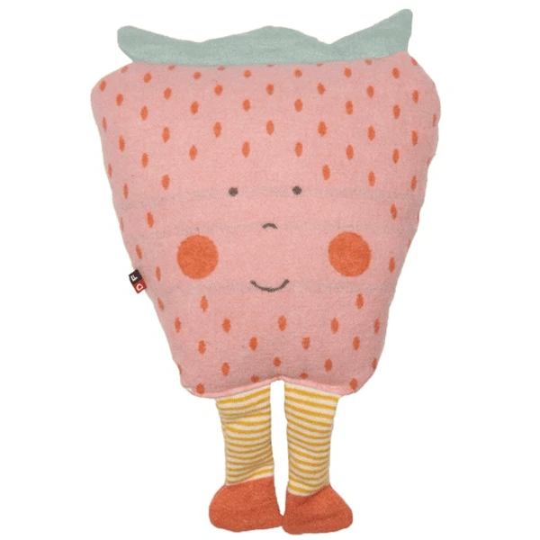 DAVID FUSSENEGGER Kussen Aardbei Oud Roze 3 DAVID FUSSENEGGER Kussen Aardbei Oud Roze