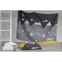 DAVID FUSSENEGGER Kussen Berg Antraciet -Roba || Alvi || Pinolino Winkel david fussenegger kussen berg antraciet a312212 2