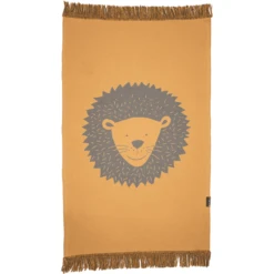 DAVID FUSSENEGGER Tapijtleeuw Met Franjes 70 X 120 Cm