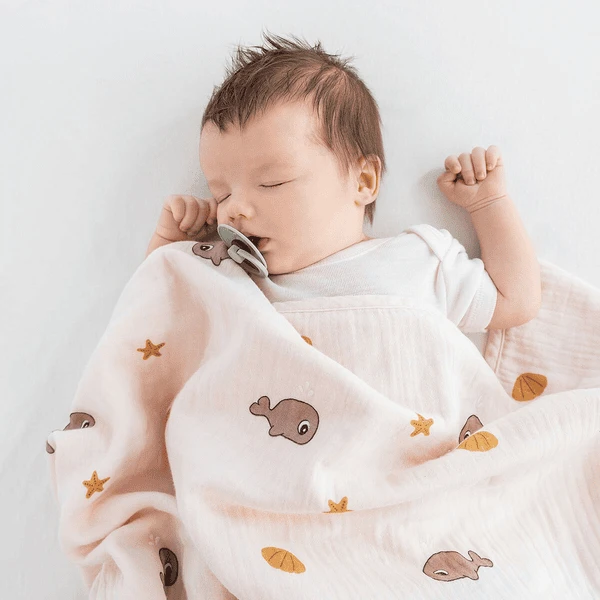 Done By Deer Babydeken Mousseline Wally Roze 5 Done By Deer Babydeken Mousseline Wally Roze - Afbeelding 3