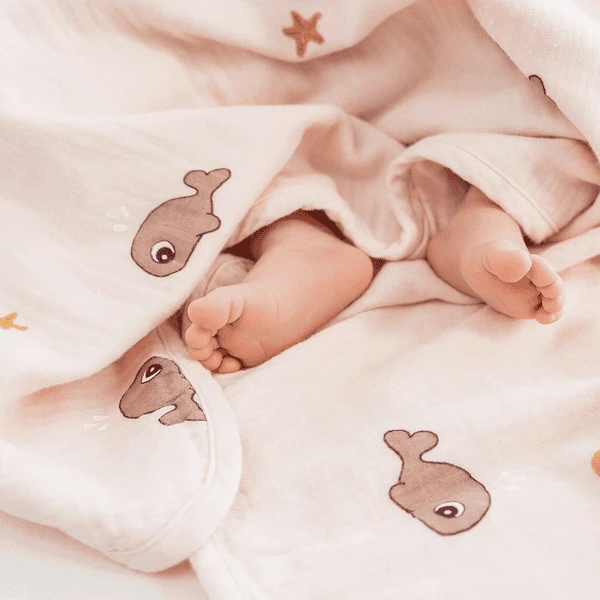 Done By Deer Babydeken Mousseline Wally Roze 6 Done By Deer Babydeken Mousseline Wally Roze - Afbeelding 4
