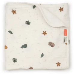 Done By Deer Babydeken Mousseline Zee Friends Beige -Roba || Alvi || Pinolino Winkel done by deer babydeken mousseline zee friends beige a388930 2