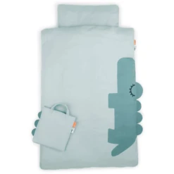 Done By Deer ™ Beddengoed Set Junior Sleepy 100 X 140 Cm Croco Blauw -Roba || Alvi || Pinolino Winkel done by deer beddengoed set junior sleepy 100 x 140 cm croco blauw a394511 4