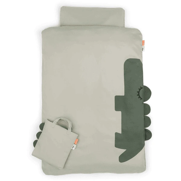 Done By Deer ™ Beddengoed Set Junior Sleepy 100 X 140 Cm Croco Groen 7 Done By Deer ™ Beddengoed Set Junior Sleepy 100 X 140 Cm Croco Groen - Afbeelding 5