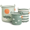 Done By Deer ™ Opbergmand Set 3-delig Happy Clouds Groen -Roba || Alvi || Pinolino Winkel done by deer opbergmand set 3 delig happy clouds groen a404421