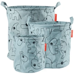 Done By Deer ™ Opbergmanden Contour 3-delig, Blauw -Roba || Alvi || Pinolino Winkel done by deer opbergmanden contour 3 delig blauw a279741 1