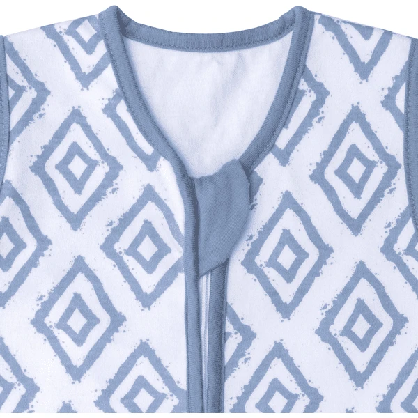 Emma & Noah Slaapzak Met Voeten Diamonds Blauw 7 Emma & Noah Slaapzak Met Voeten Diamonds Blauw - Afbeelding 5