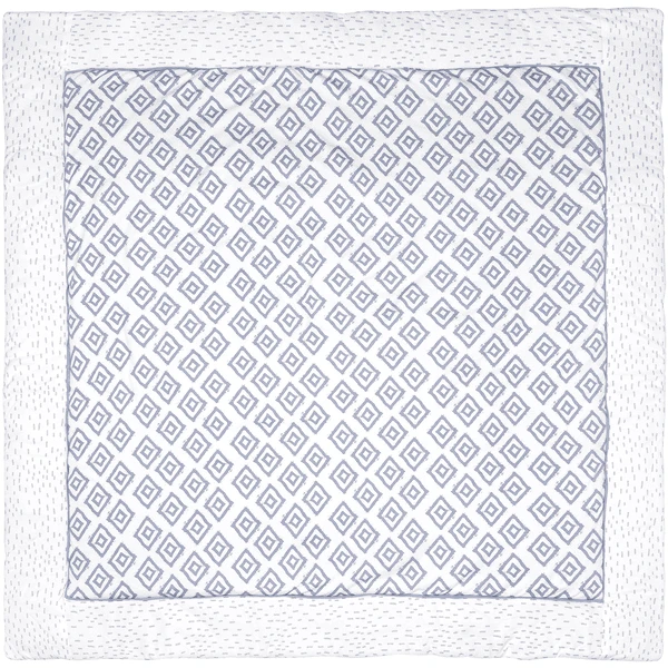 Emma & Noah Kruipdeken Ruitjes Blauw 120 X 120 Cm 7 Emma & Noah Kruipdeken Ruitjes Blauw 120 X 120 Cm - Afbeelding 5